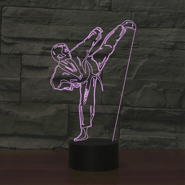 Black Base Creative 3D LED Decorative Night Light, USB with Touch Button Version My Store