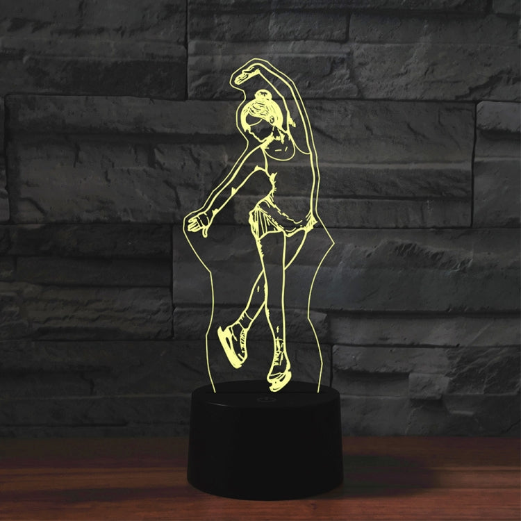 Black Base Creative 3D LED Decorative Night Light, USB with Touch Button Version My Store