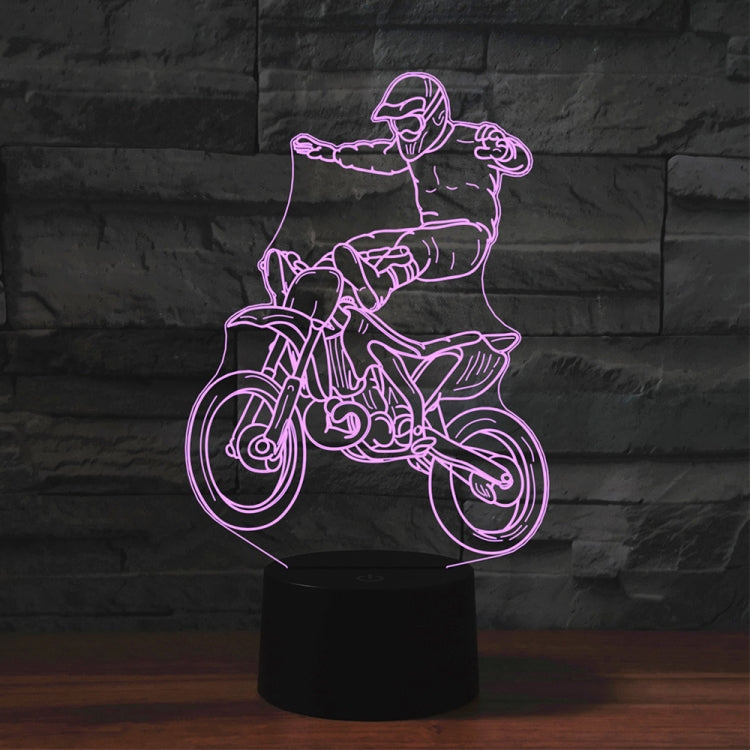 Black Base Creative 3D LED Decorative Night Light, USB with Touch Button Version My Store