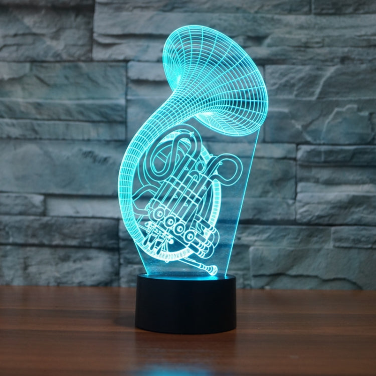 Black Base Creative 3D LED Decorative Night Light, USB with Touch Button Version My Store