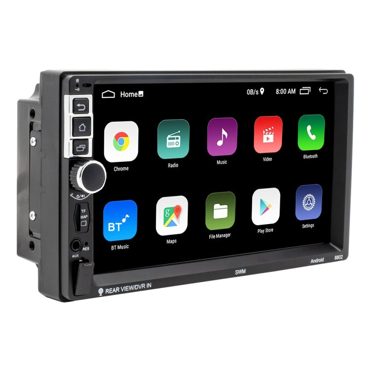 S-8802C 7 inch IPS Screen Car Android Player GPS Navigation Bluetooth Touch FM Radio, Support Mirror Link & FM & WIFI & Steering Wheel Control