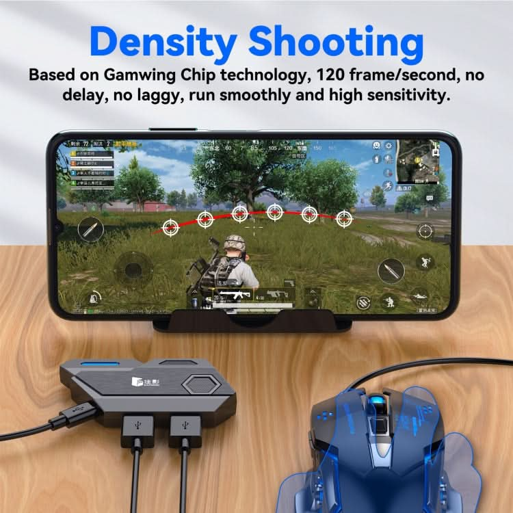 GAMWING MixSE Bluetooth 5.0 Keyboard Mouse Converter Shooting Game Auxiliary Tool