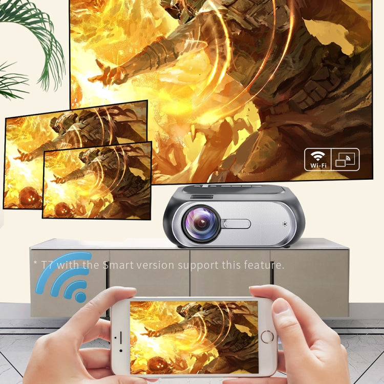 T7 1920x1080P 200 ANSI Portable Home Theater LED HD Digital Projector,