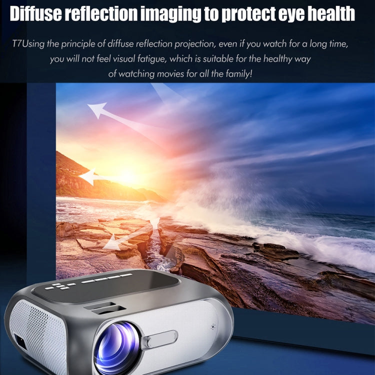 T7 1920x1080P 200 ANSI Portable Home Theater LED HD Digital Projector,