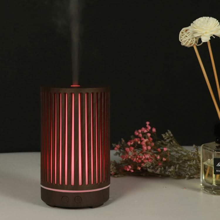 200ml Hollow-out Forest Pattern Wooden Essential Oil Aromatherapy Machine Ultrasonic Humidifier