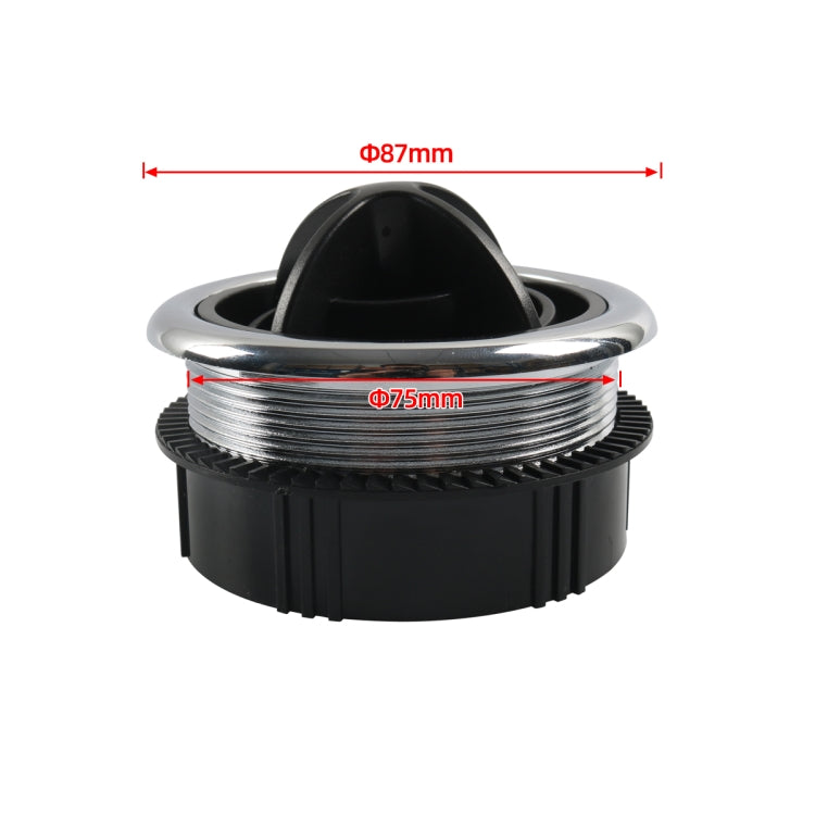 A6766-01 Spherical Bus Air Conditioning Outlet Threaded Type, Diameter: 87mm