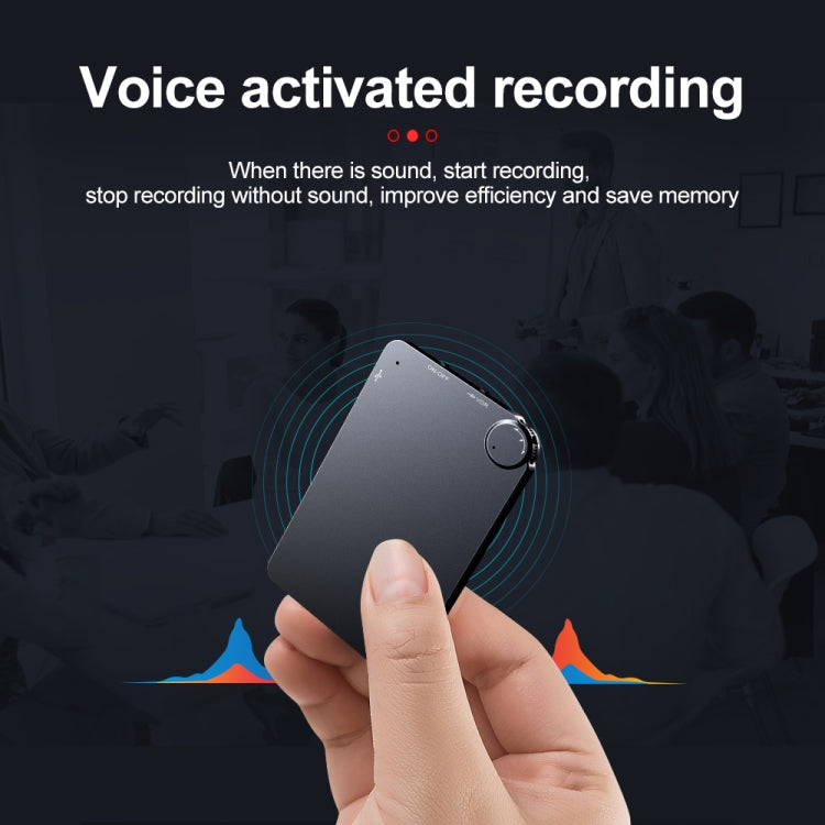 K2 Portable Ultra-thin Card Voice Recorder Reluova