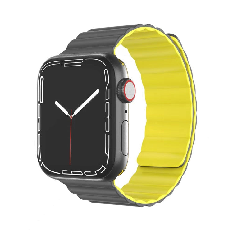 Mutural Moran Series Liquid Silicone Magnetic Strap Watchband For Apple Watch Series