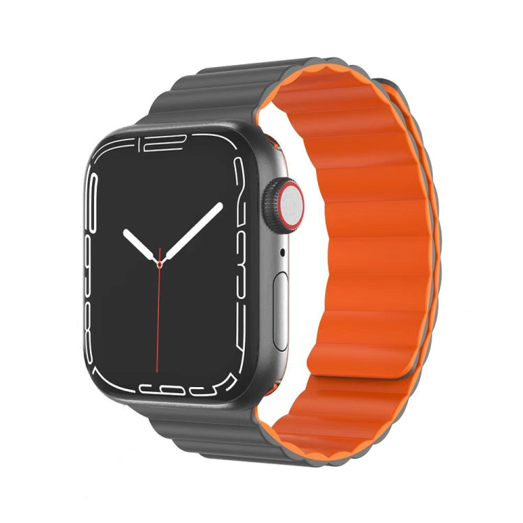 Mutural Moran Series Liquid Silicone Magnetic Strap Watchband For Apple Watch Series