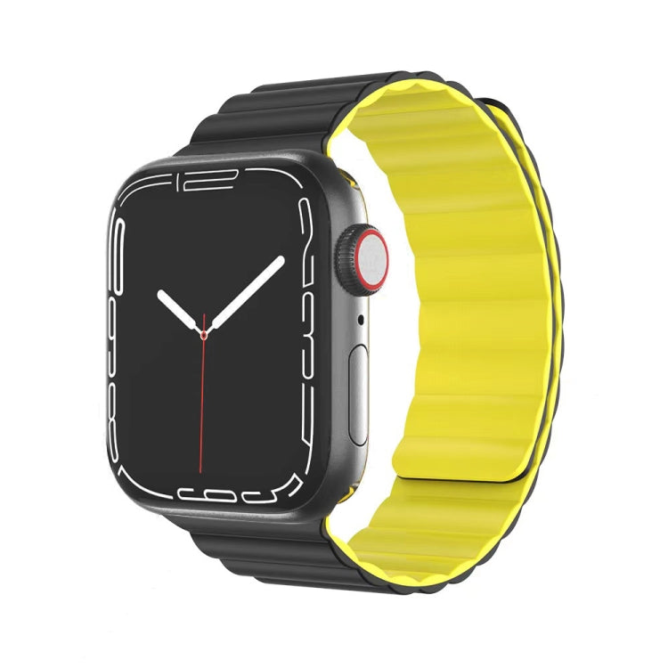 Mutural Moran Series Liquid Silicone Magnetic Strap Watchband For Apple Watch Series