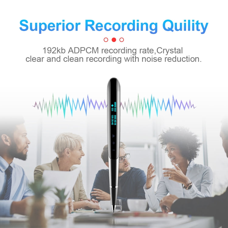 Q9 AI Intelligent High-definition Noise Reduction Conference Recording Pen Voice Control Recorder