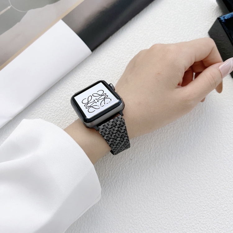 Small Waist Carbon Fiber Strap Watchband For Apple Watch Series