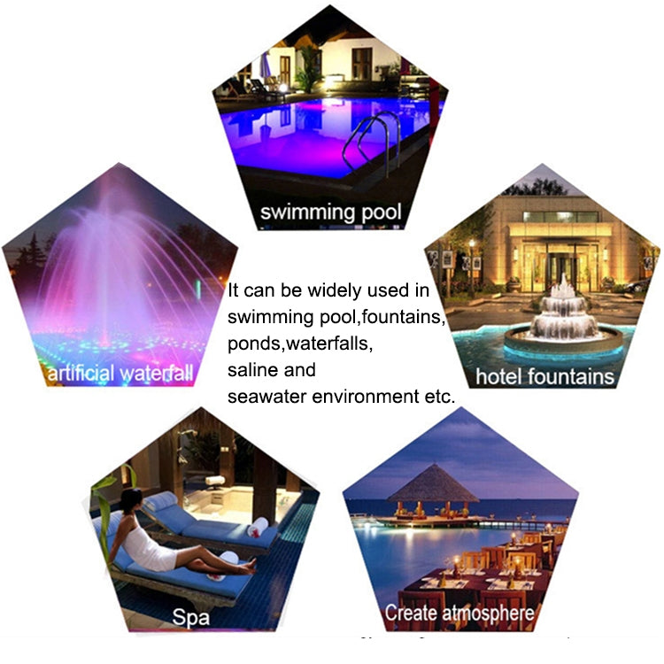 LED Stainless Steel Wall-mounted Pool Light Landscape Underwater Light My Store