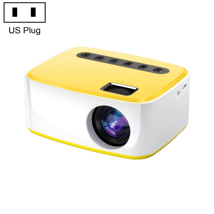 T20 320x240 400 Lumens Portable Home Theater LED HD Digital Projector, Same Screen Version,