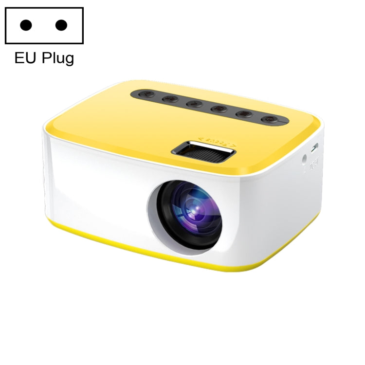 T20 320x240 400 Lumens Portable Home Theater LED HD Digital Projector, Same Screen Version, Reluova