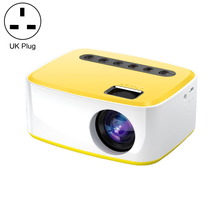 T20 320x240 400 Lumens Portable Home Theater LED HD Digital Projector, Same Screen Version,