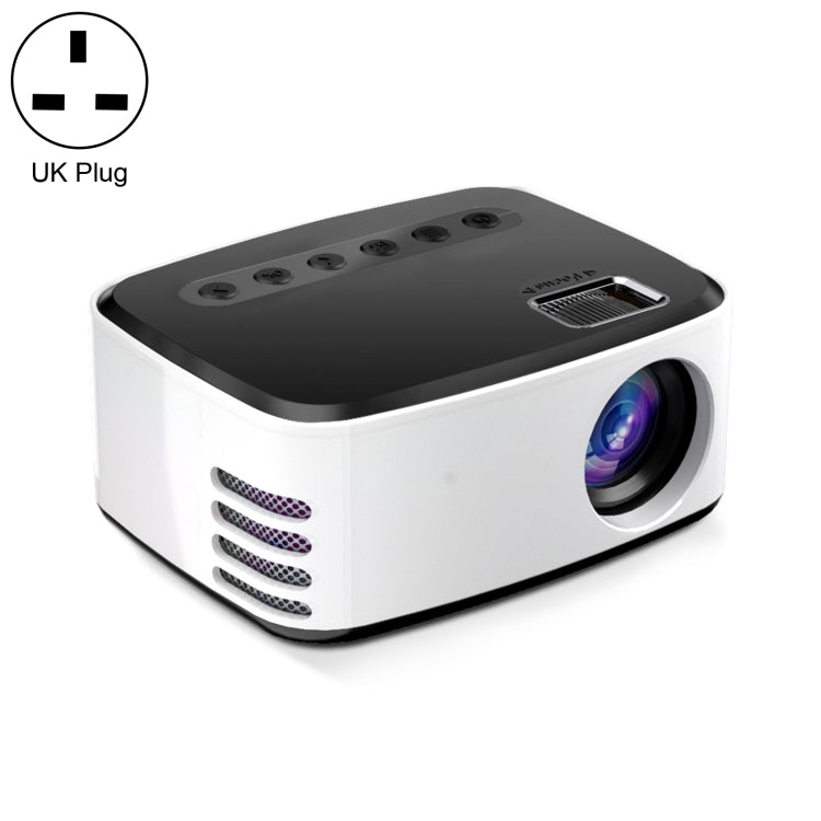 T20 320x240 400 Lumens Portable Home Theater LED HD Digital Projector, Same Screen Version,