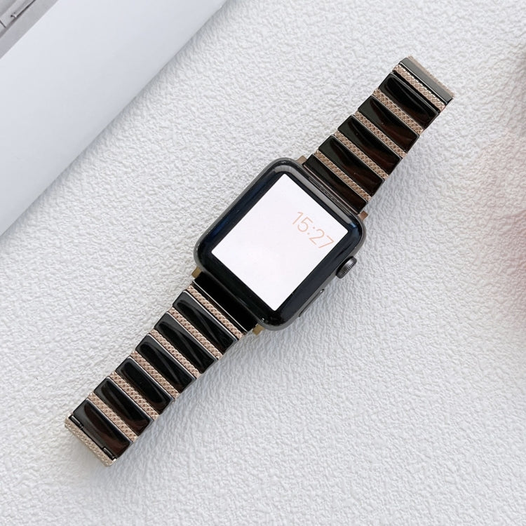 Ceramic One-bead Steel Strap Watchband For Apple Watch Series