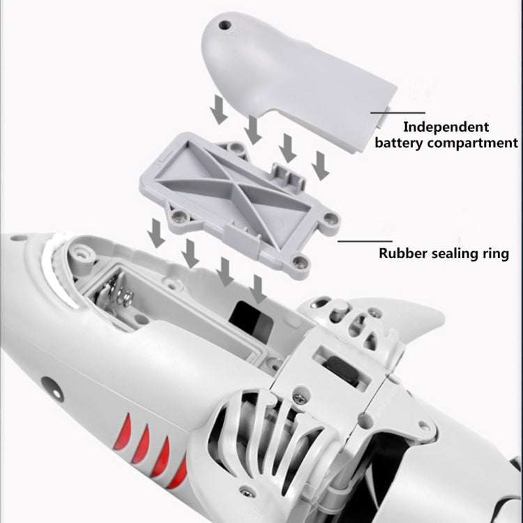 MoFun K23 2.4G 5-channel Remote Control Waterproof Simulation Shark Reluova