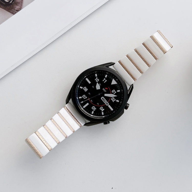 Ceramic One-bead Steel Strap Watchband