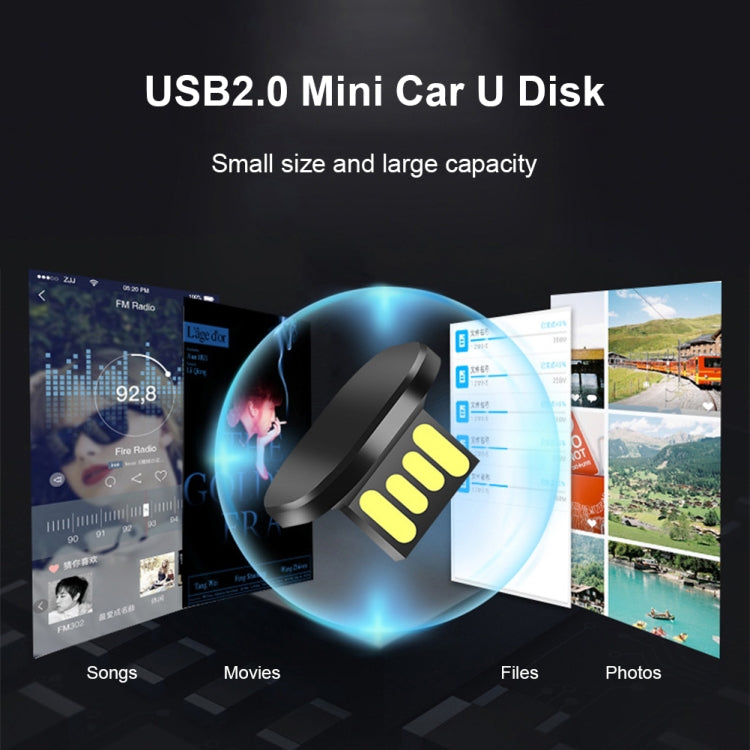 Car USB Interface Mini Metal U Disk