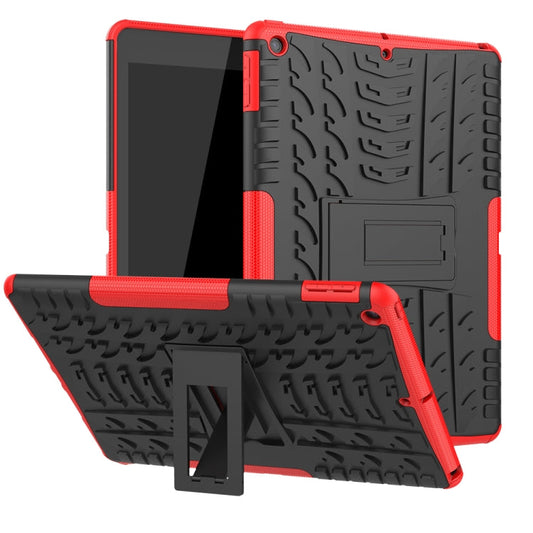 Tire Texture TPU + PC Shockproof Case with Holder