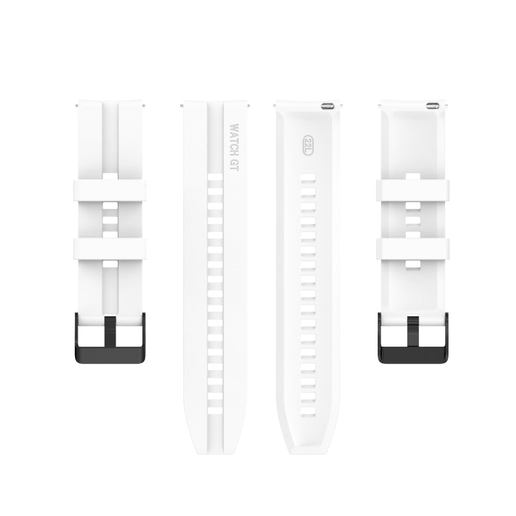 Silicone Black Buckle Watchband