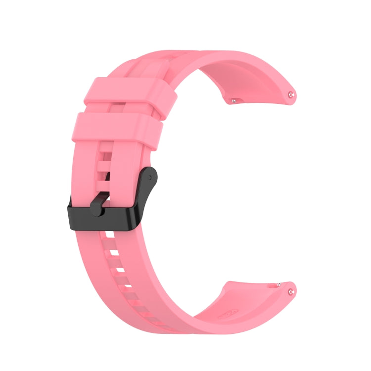 Silicone Black Buckle Watchband