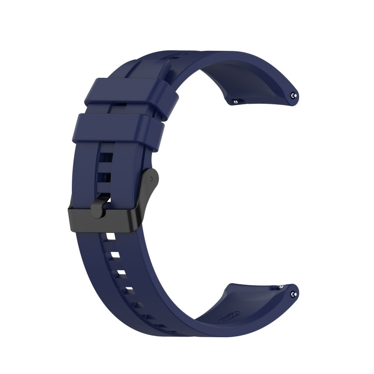 Silicone Black Buckle Watchband