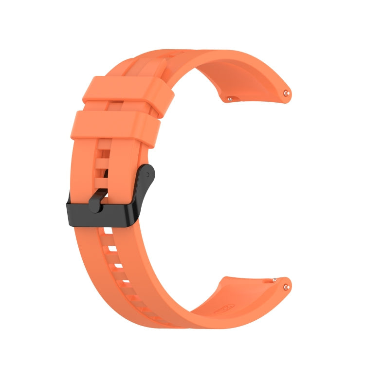 Silicone Black Buckle Watchband