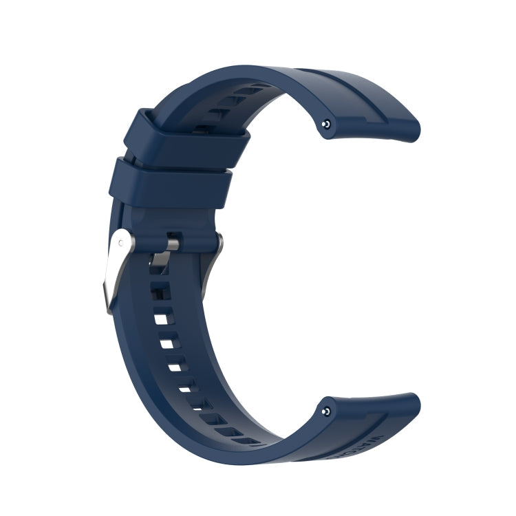 Silicone Silver Buckle Watchband