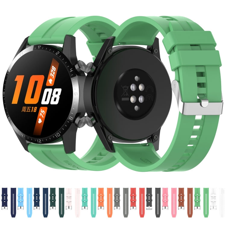 Silicone Silver Buckle Watchband