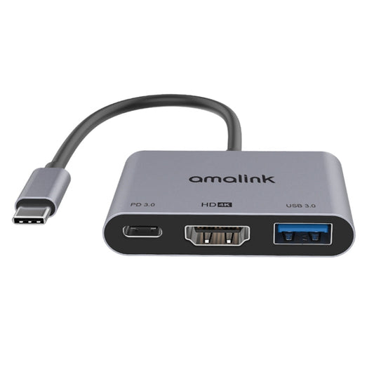 amalink 9175D Type-C / USB-C to HDMI + USB 3.0 + PD HUB Adapter My Store