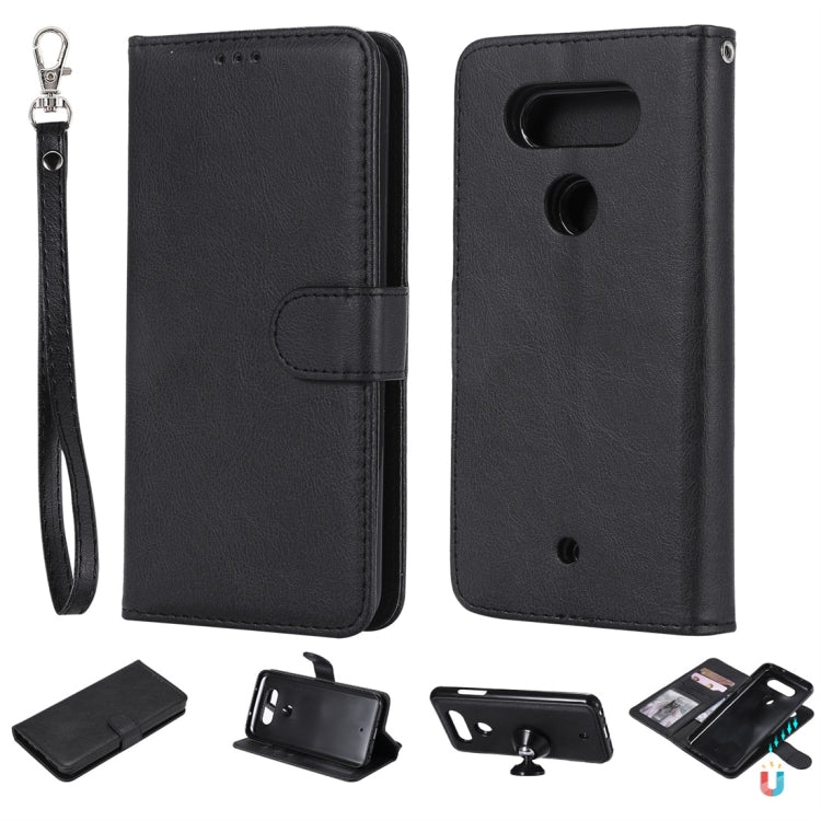 Solid Color Horizontal Flip Protective Case with Holder & Card Slots & Wallet & Photo Frame & Lanyard, Series 1