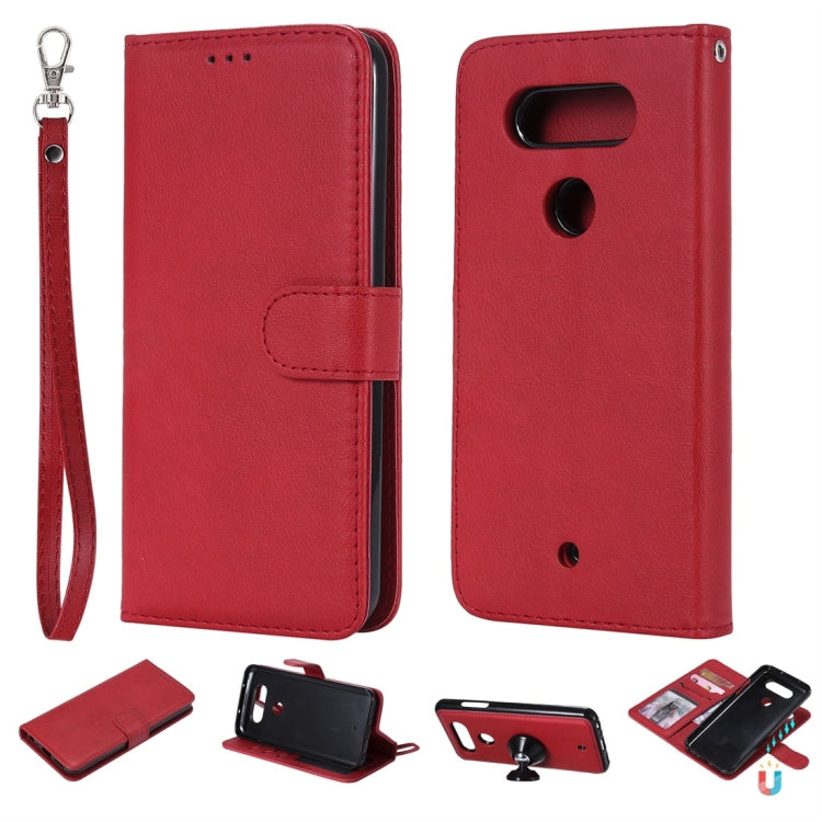 Solid Color Horizontal Flip Protective Case with Holder & Card Slots & Wallet & Photo Frame & Lanyard, Series 1