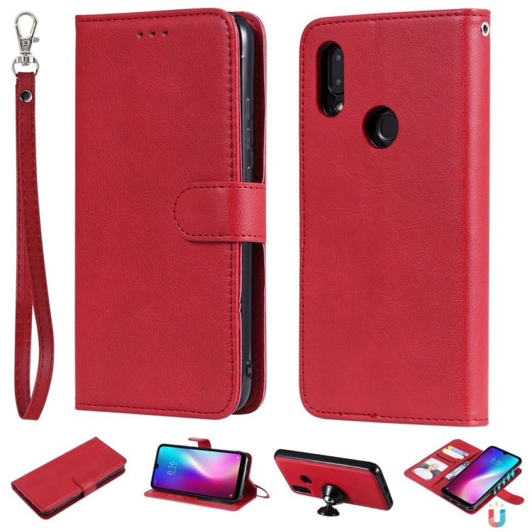 Solid Color Horizontal Flip Protective Case with Holder & Card Slots & Wallet & Photo Frame & Lanyard, Series 1