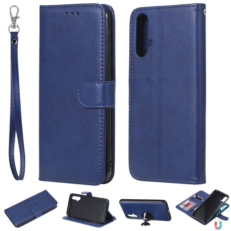 Solid Color Horizontal Flip Protective Case with Holder & Card Slots & Wallet & Photo Frame & Lanyard, Series 3