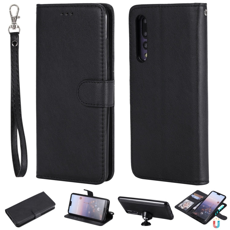 Solid Color Horizontal Flip Protective Case with Holder & Card Slots & Wallet & Photo Frame & Lanyard, Series 4