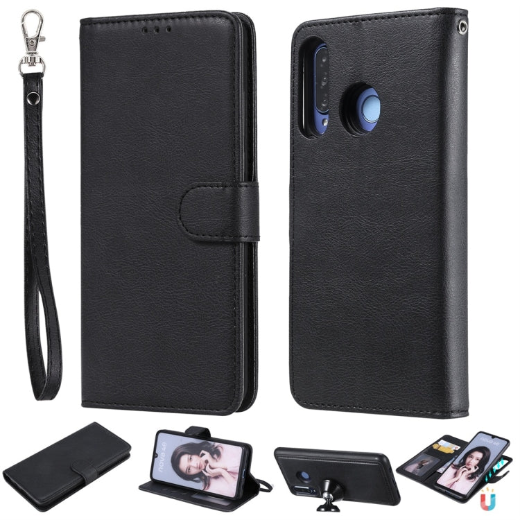 Solid Color Horizontal Flip Protective Case with Holder & Card Slots & Wallet & Photo Frame & Lanyard, Series 2