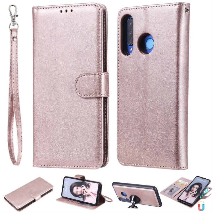 Solid Color Horizontal Flip Protective Case with Holder & Card Slots & Wallet & Photo Frame & Lanyard, Series 2