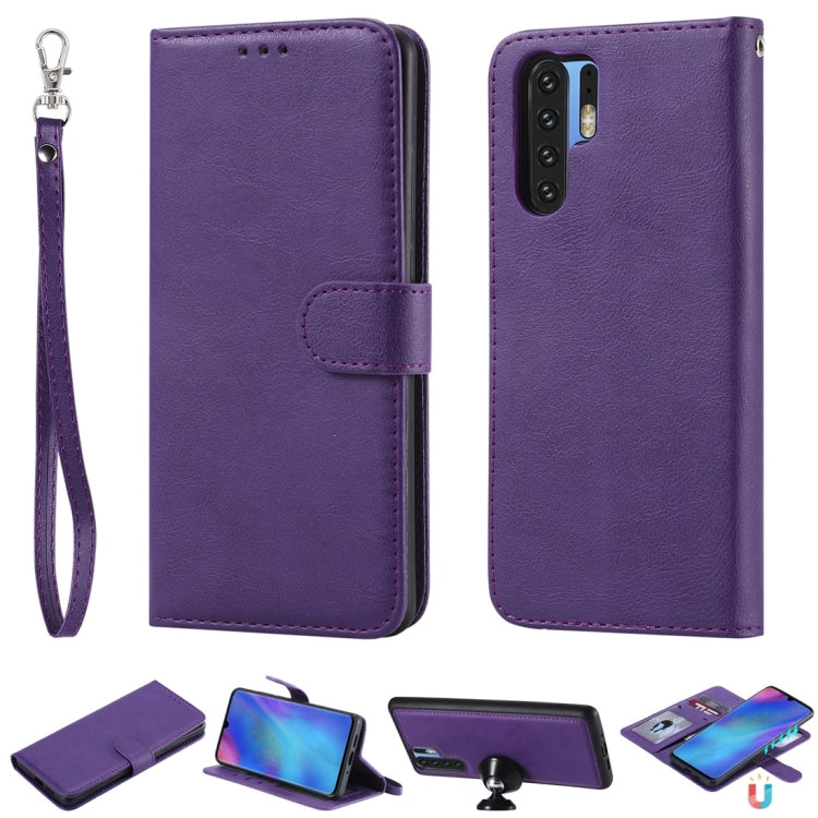 Solid Color Horizontal Flip Protective Case with Holder & Card Slots & Wallet & Photo Frame & Lanyard, Series 1