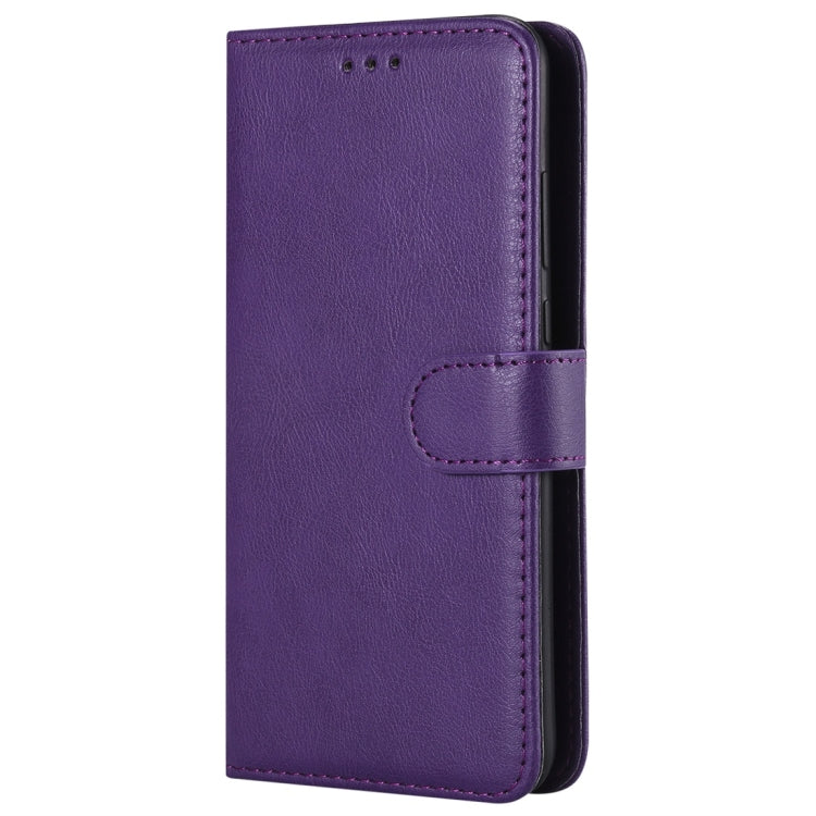 Solid Color Horizontal Flip Protective Case with Holder & Card Slots & Wallet & Photo Frame & Lanyard, Series 2