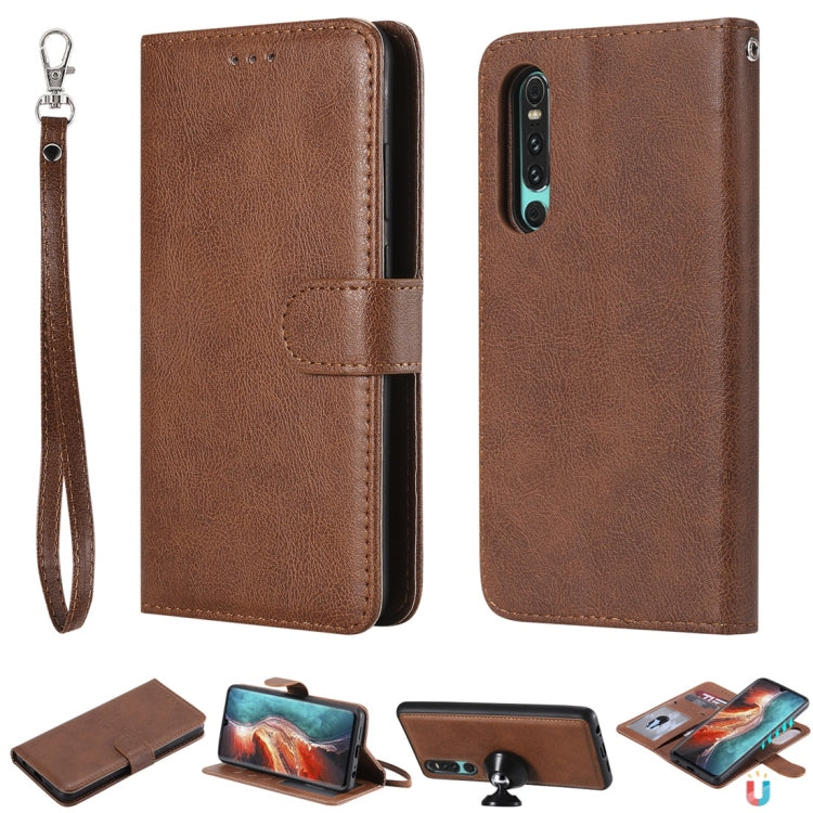 Solid Color Horizontal Flip Protective Case with Holder & Card Slots & Wallet & Photo Frame & Lanyard, Series 2