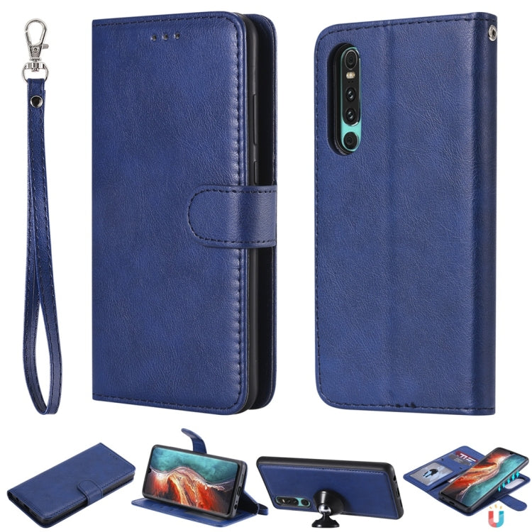 Solid Color Horizontal Flip Protective Case with Holder & Card Slots & Wallet & Photo Frame & Lanyard, Series 2