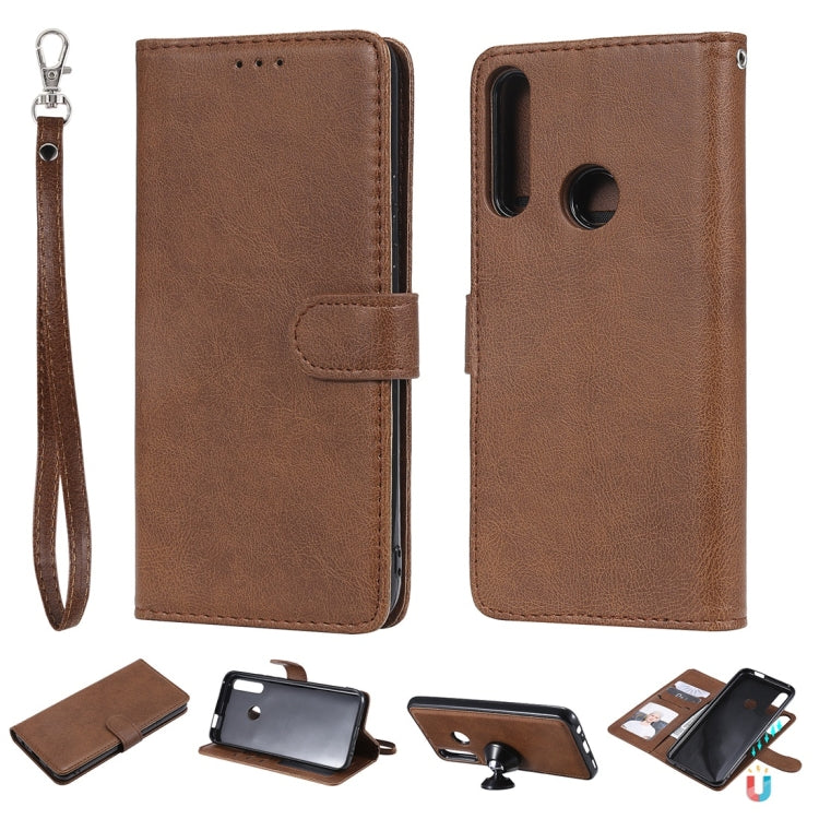 Solid Color Horizontal Flip Protective Case with Holder & Card Slots & Wallet & Photo Frame & Lanyard, Series 2