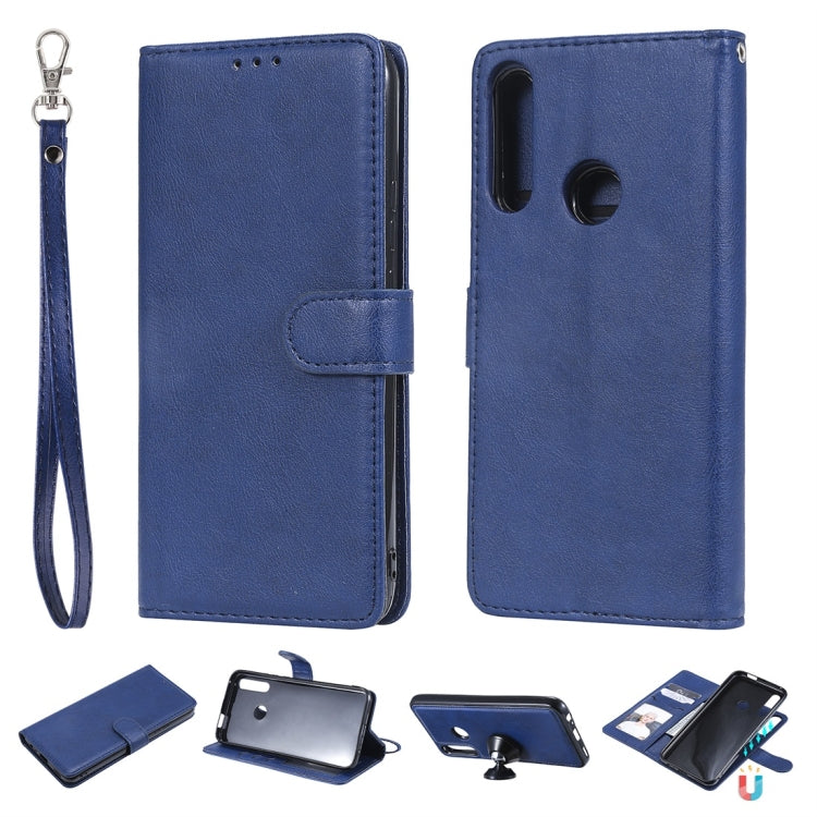 Solid Color Horizontal Flip Protective Case with Holder & Card Slots & Wallet & Photo Frame & Lanyard, Series 2