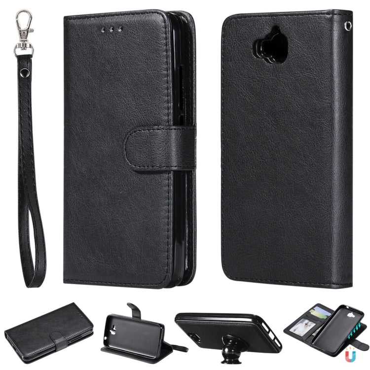 Solid Color Horizontal Flip Protective Case with Holder & Card Slots & Wallet & Photo Frame & Lanyard, Series 5 My Store