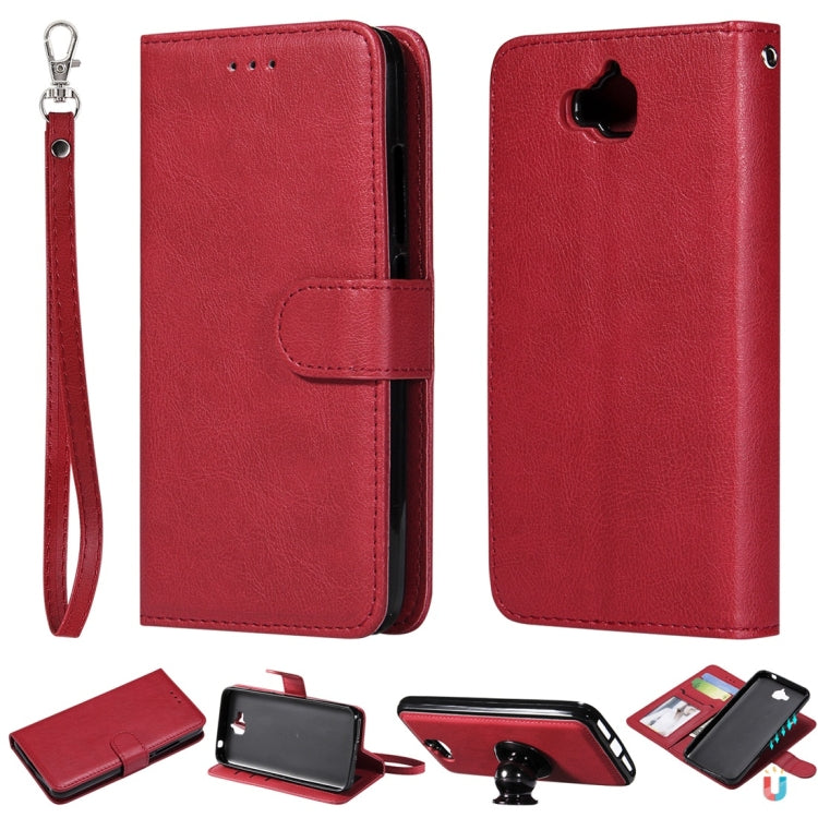 Solid Color Horizontal Flip Protective Case with Holder & Card Slots & Wallet & Photo Frame & Lanyard, Series 5 My Store