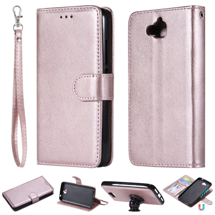 Solid Color Horizontal Flip Protective Case with Holder & Card Slots & Wallet & Photo Frame & Lanyard, Series 5 My Store