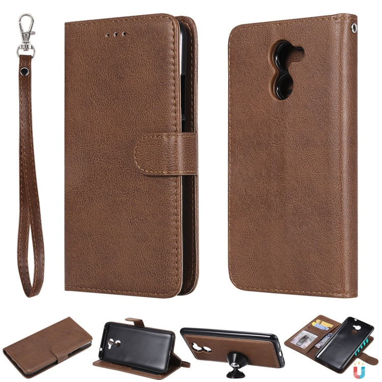 Solid Color Horizontal Flip Protective Case with Holder & Card Slots & Wallet & Photo Frame & Lanyard, Series 3